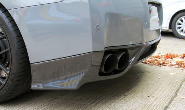 Carbon Fibre Z-Style Lower Rear Bumper Diffuser/Valances