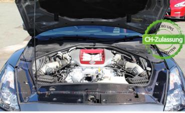 Carbon engine bay cover kit